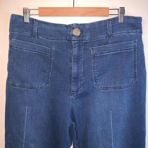 Maeve The Colette Knit Full-Length Wide-Leg Jeans 33 - Picture 12 of 12